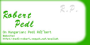 robert pedl business card